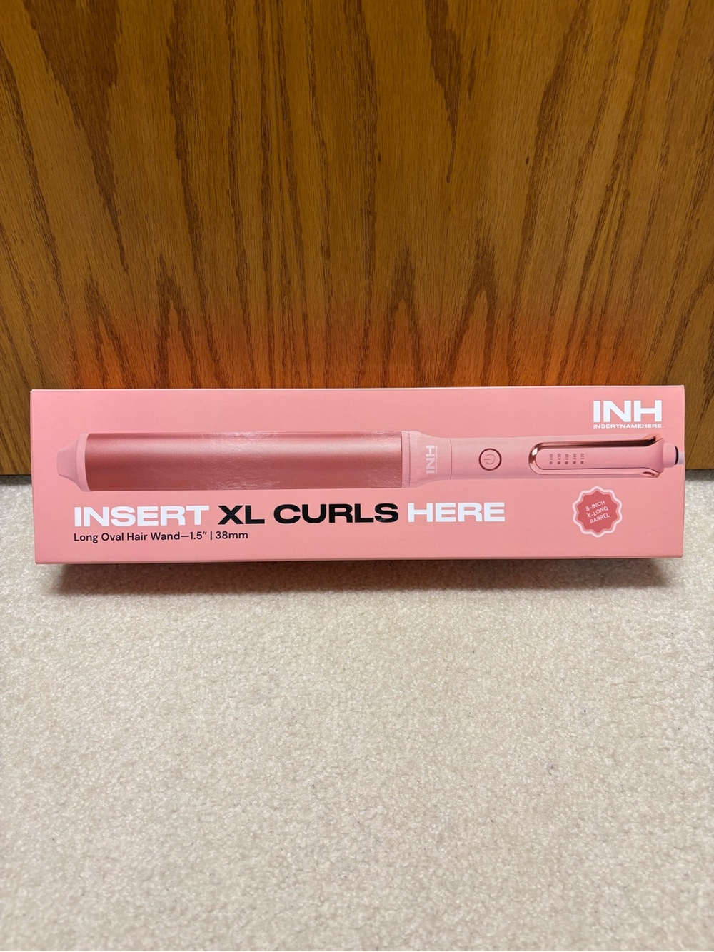 INH XL Curls Hair Wand - Pink